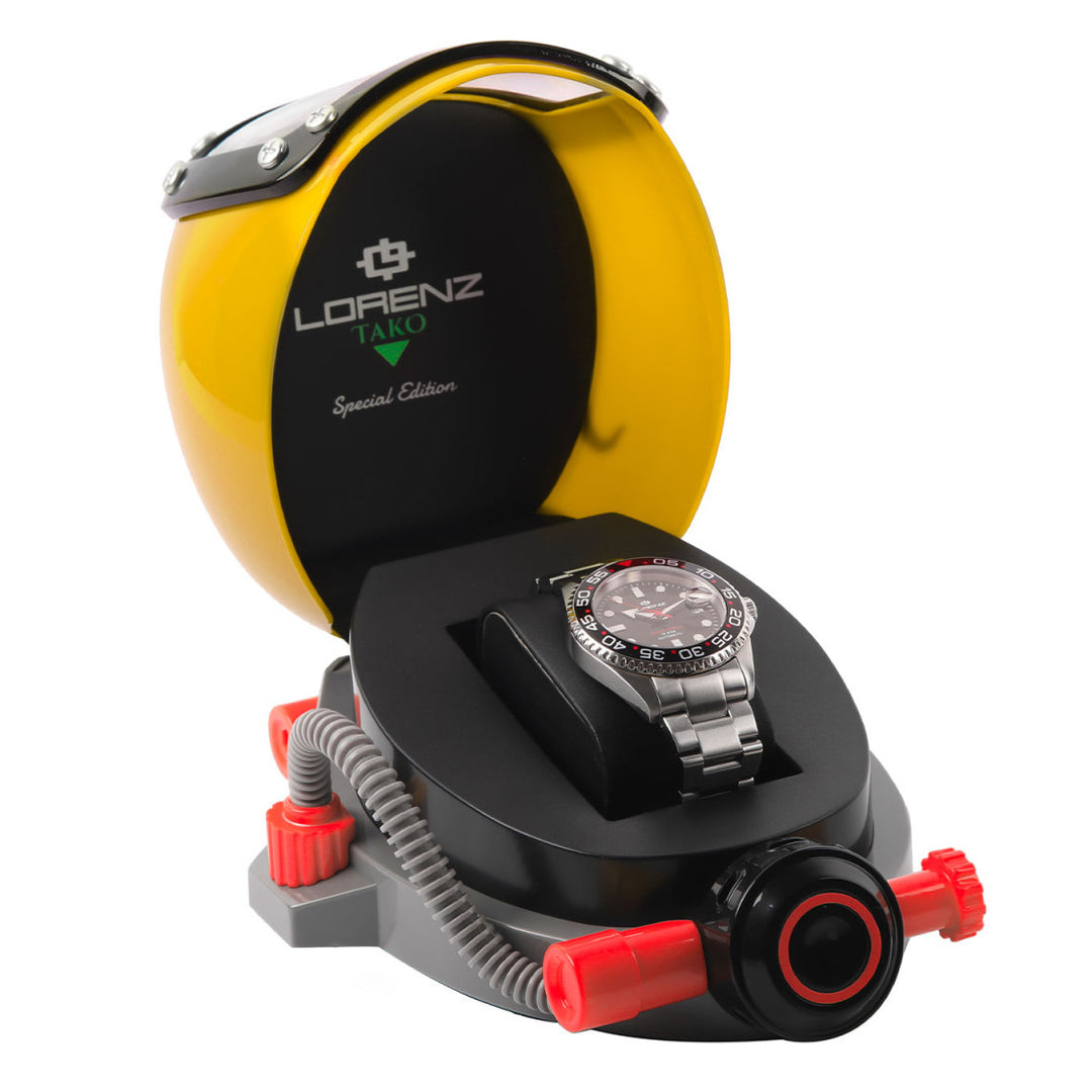 Lorenz Tako 43mm zwart automatisch stalen horloge 030254HH