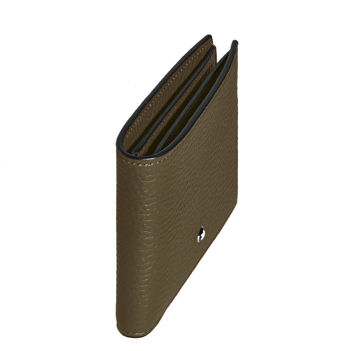 Montblanc wallet with coin purse 4 compartments khaki 220216
