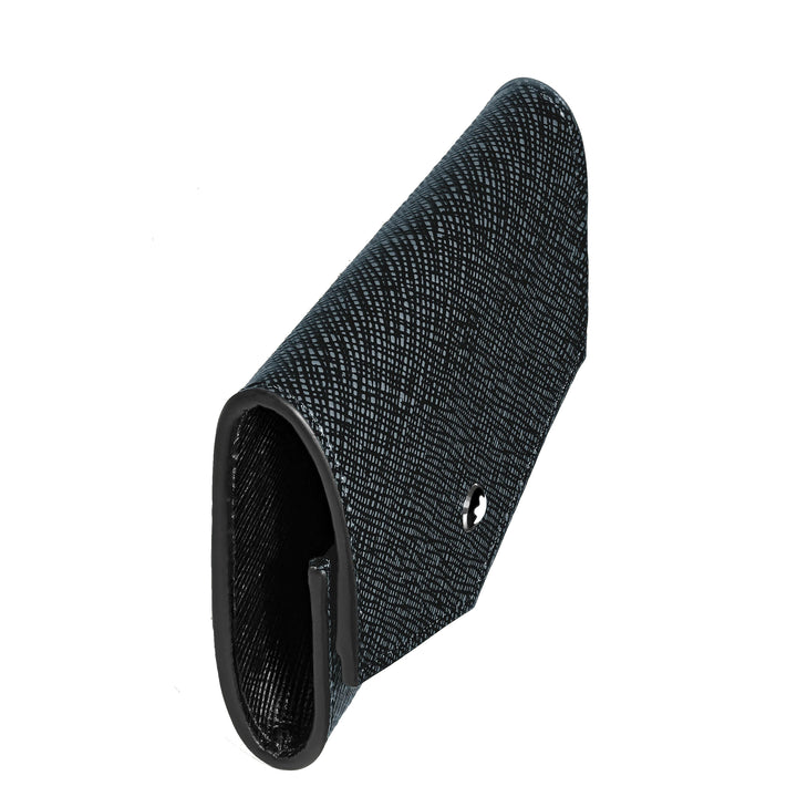 Porte-monnaie en tweed bleu Montblanc Sartorial 220348