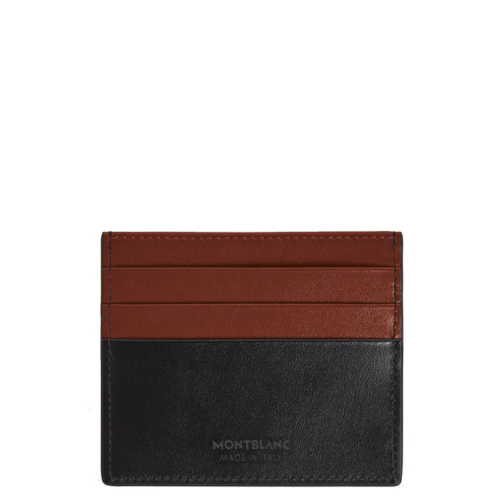 Montblanc card holder 6 pockets leather Meisterstück 223137