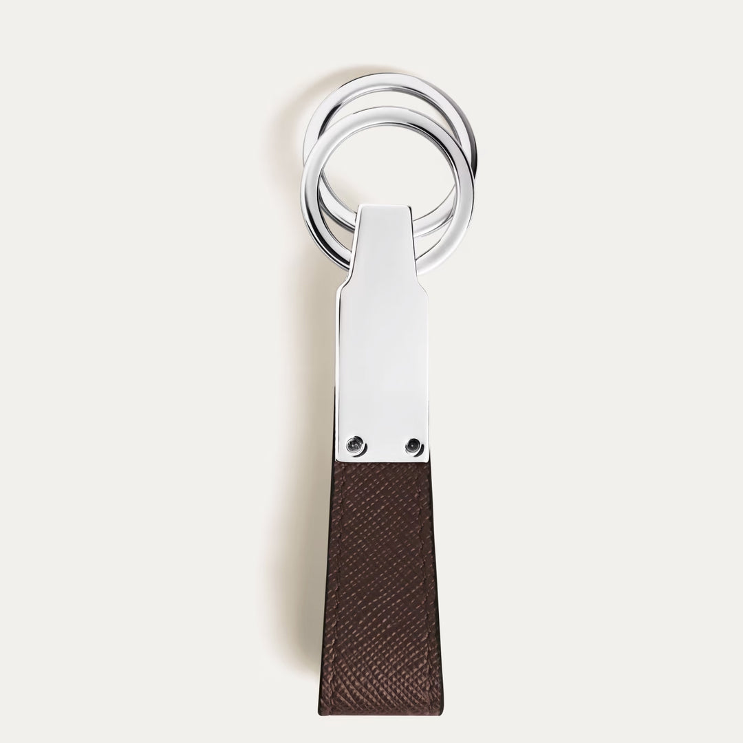 Montblanc Sartorial Ebony lederen sleutelhanger 223073