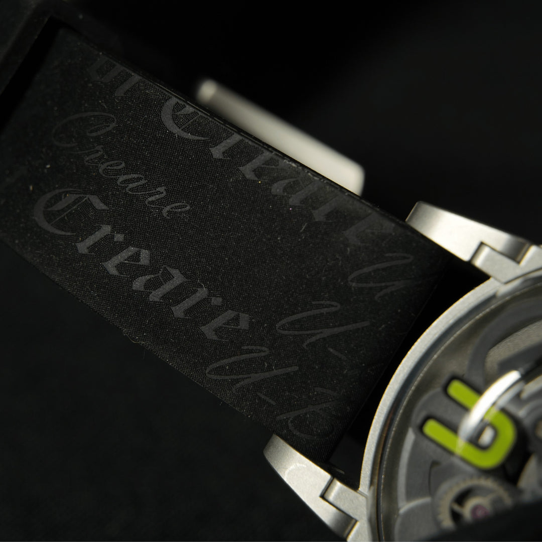 Montre U-BOAT U-65 SS GREEN 44mm acier quartz squelette 3350