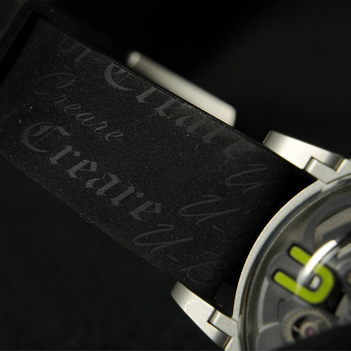 Montre U-BOAT U-65 SS GREEN 44mm acier quartz squelette 3350