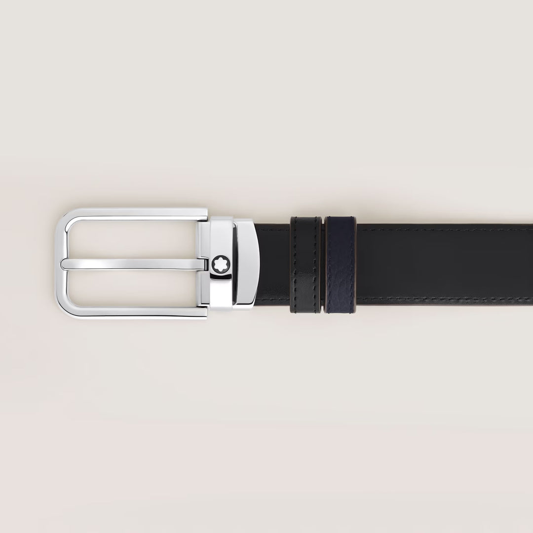 Ceinture réversible Montblanc Meisterstück cuir vestimentaire 30 mm 223411