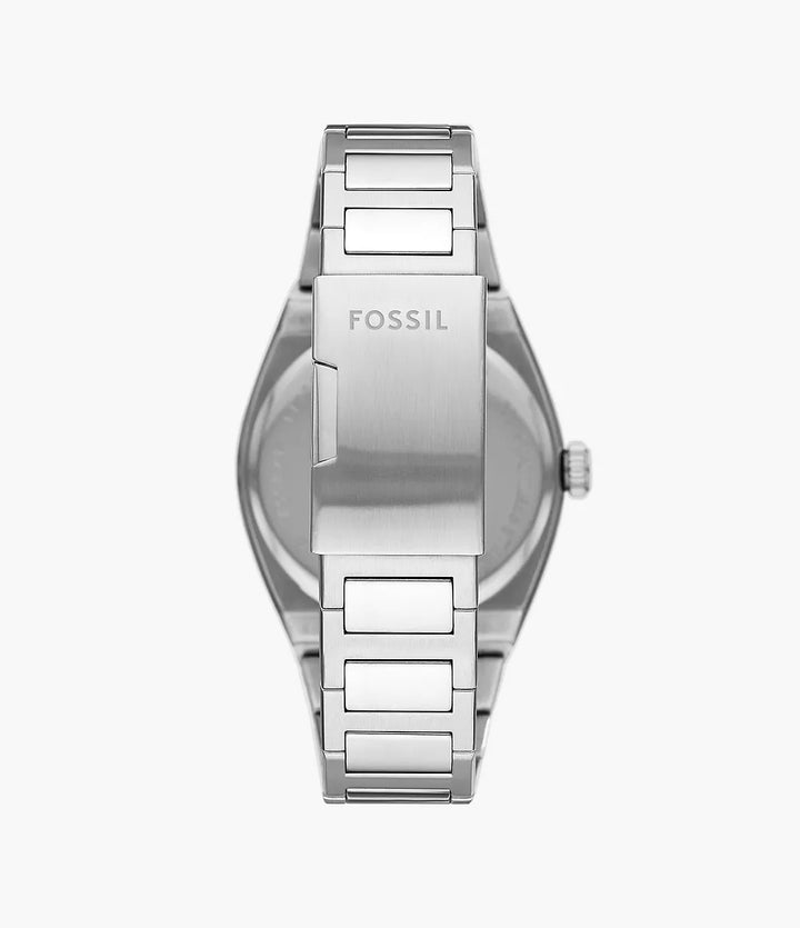 Montre Fossil Everett 42mm acier quartz noir FS5821