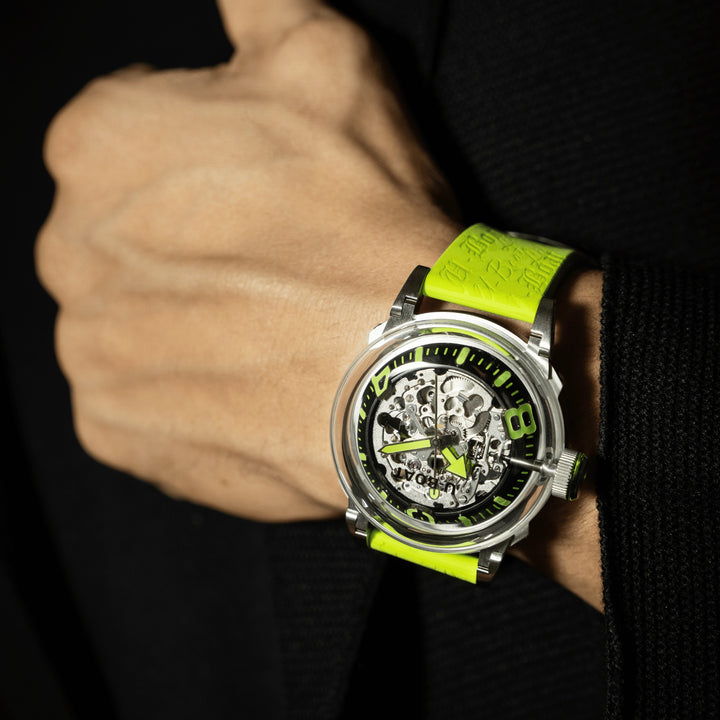 U-BOAT-Uhr U-65 44 mm grüner Automatikstahl 3344