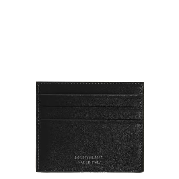 Montblanc 6-pocket kaarthouder in blauw Meisterstück leer 221664