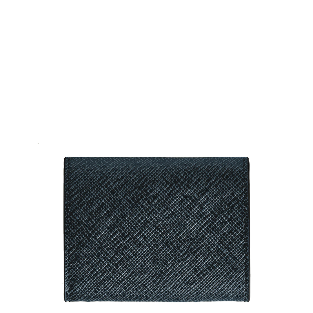 Porte-monnaie en tweed bleu Montblanc Sartorial 220348