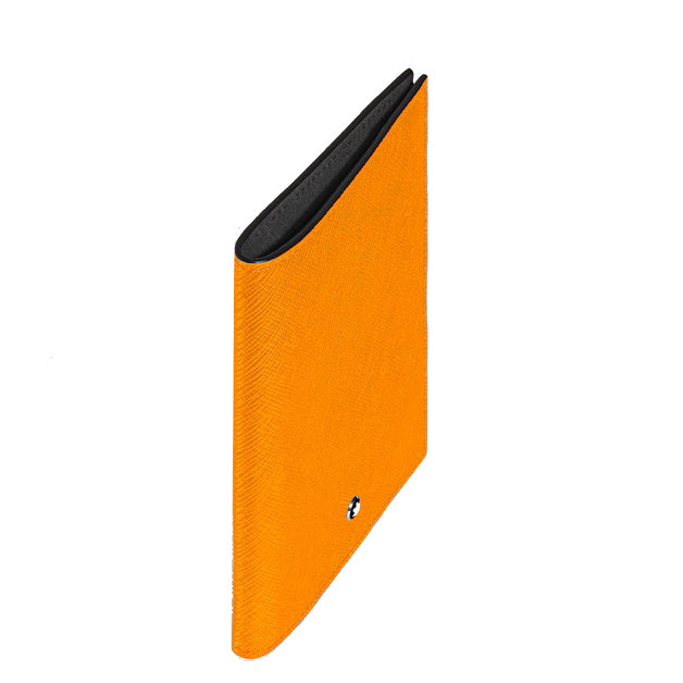 Montblanc Sartorial saffron leather passport holder 221466