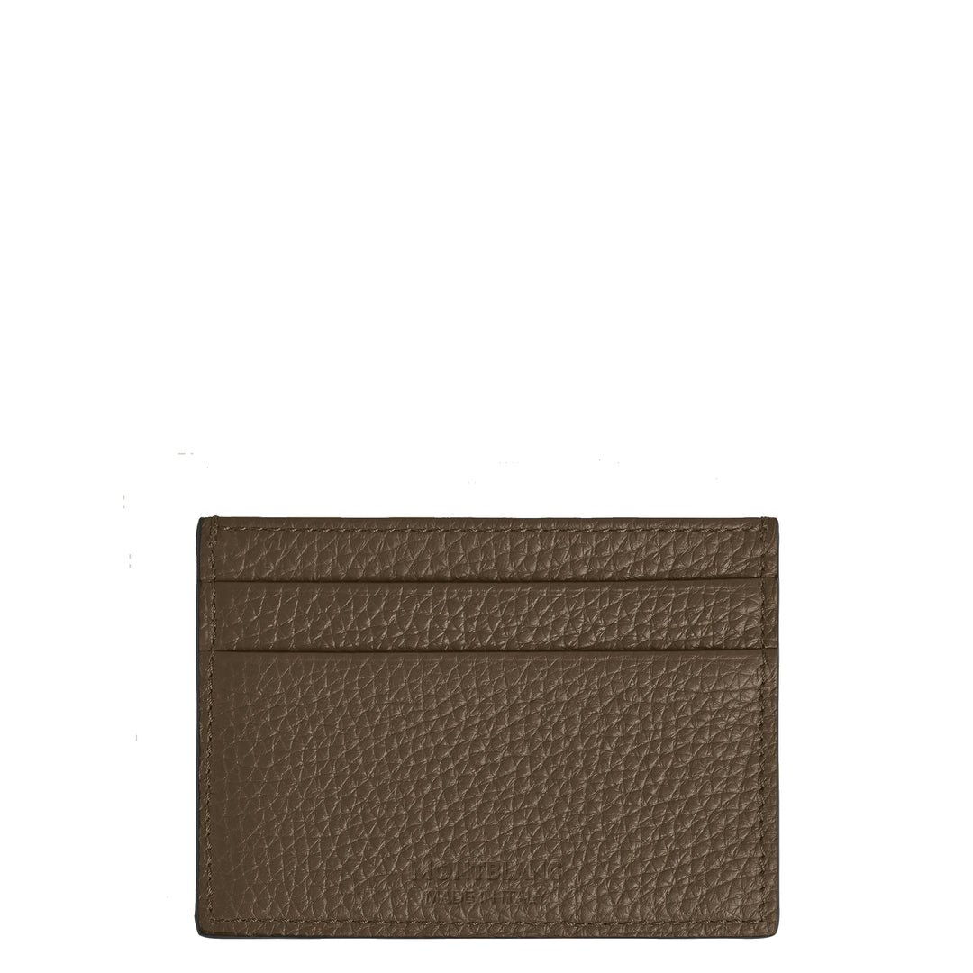 Montblanc card holder 5 compartments chestnut brown 220218