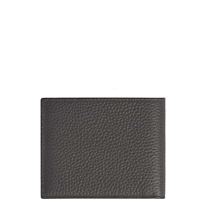 Montblanc portemonnee met 6 vakken van generfd leer, gesmeed ijzer 223013