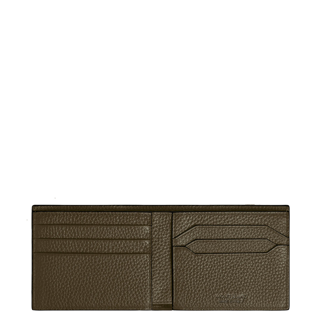 Portefeuille Montblanc 6cc kaki 220197