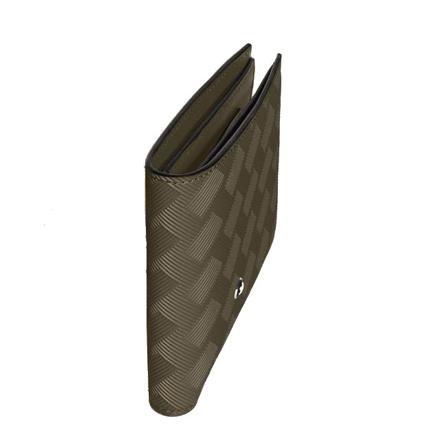 Portefeuille Montblanc 6 poches en cuir Extreme kaki 221434