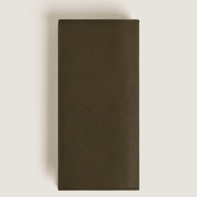 Montblanc long wallet 14 pockets Sartorial leather khaki 221364