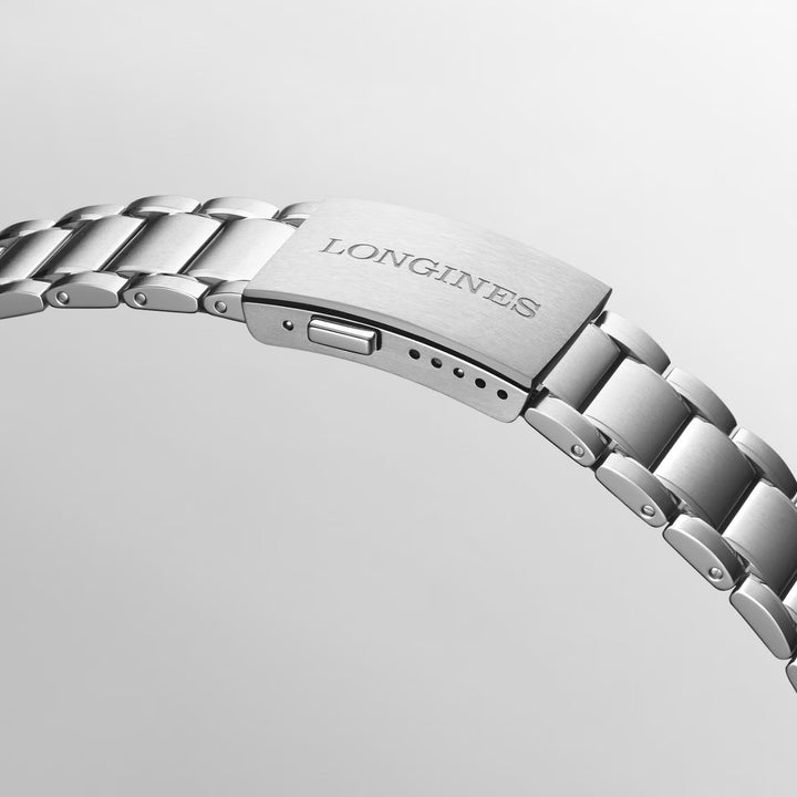 Longines watch Spirit Zulu Time 39mm black automatic steel L3.802.4.50.6