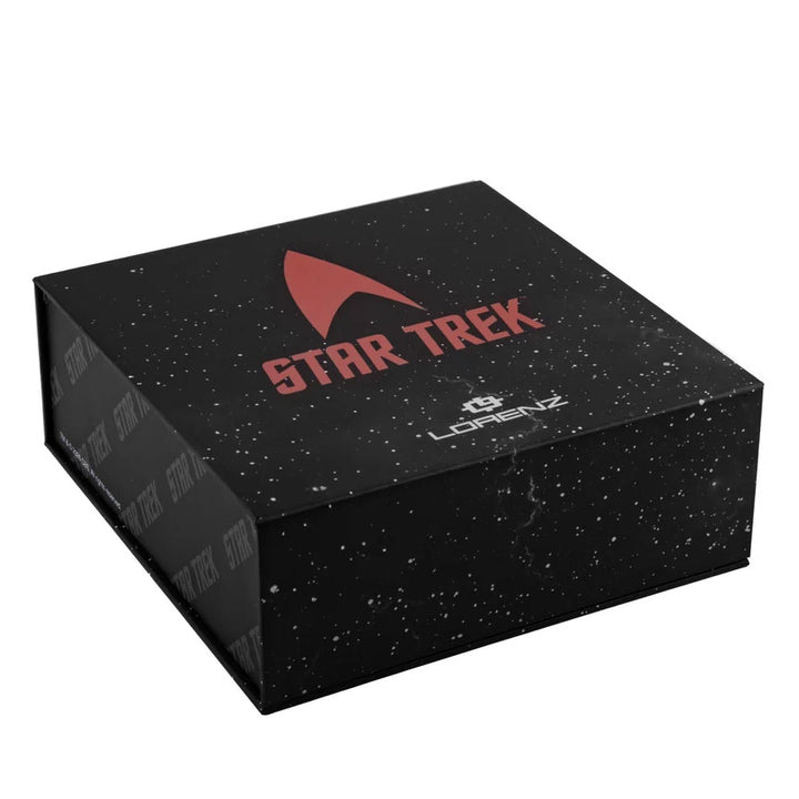 Lorenz horloge STAR TREK Warp Speed ​​40x36 mm rood kwartsstaal rode PVD-afwerking 030287NL