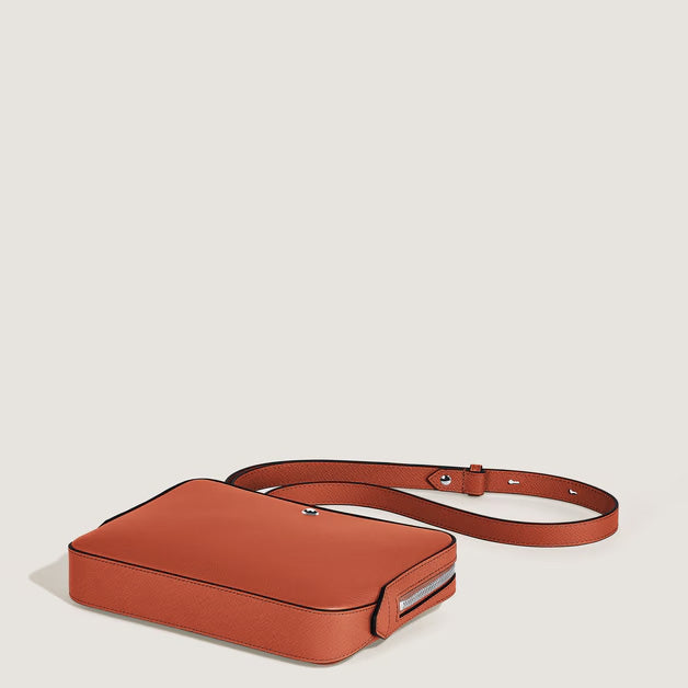 Montblanc kleine mandarijn Sartorial leren schoudertas 221576