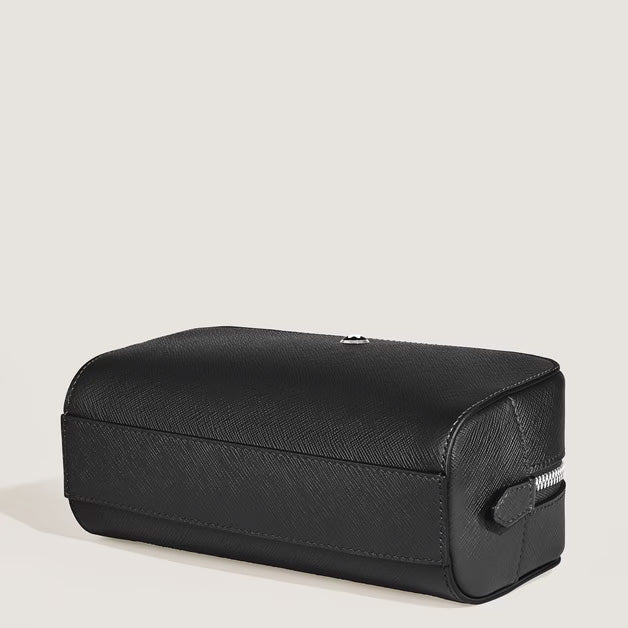 Montblanc small Sartorial black leather toiletry bag 221572