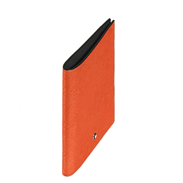 Montblanc Sartorial mandarijn leren paspoorthouder 221356