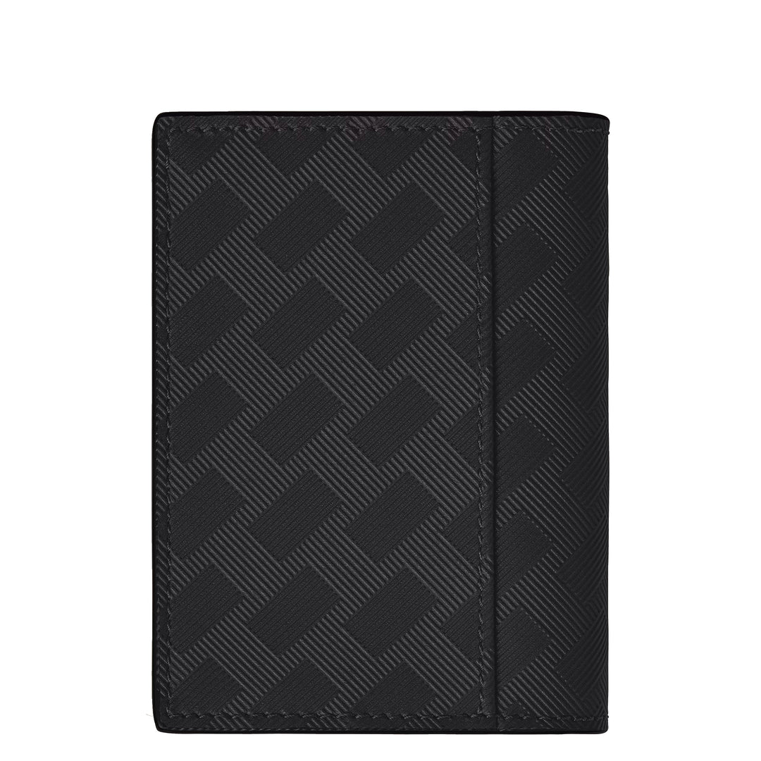 Porte-cartes Montblanc 4 poches Cuir Extreme noir/bauxite 223167