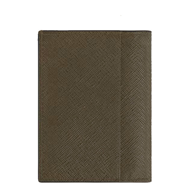 Montblanc mini portemonnee 4 vakken Klerenleer kaki 221508