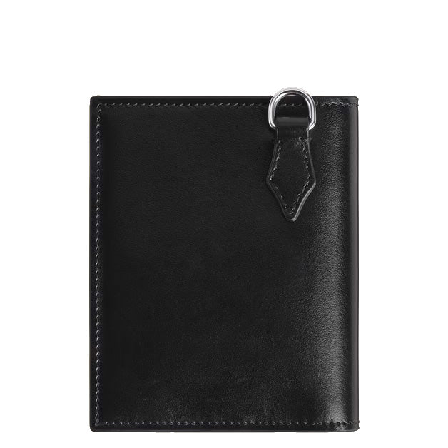 Montblanc compacte portemonnee 6 vakken Meisterstück leer zwart 221322