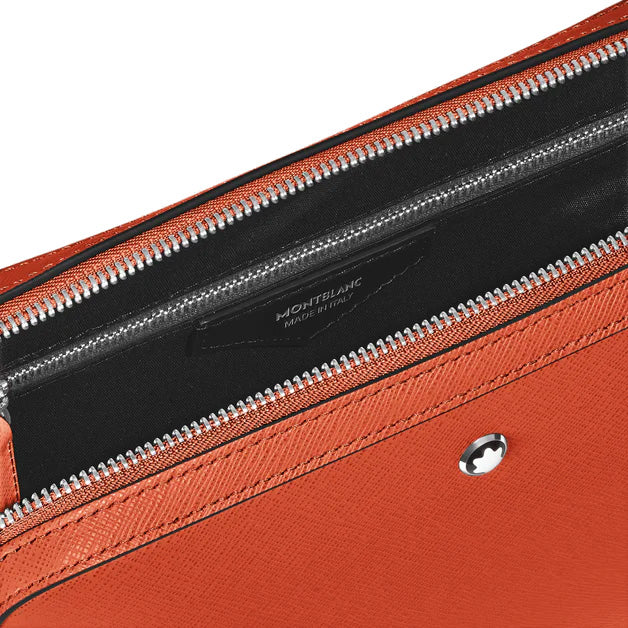 Montblanc kleine mandarijn Sartorial leren schoudertas 221576
