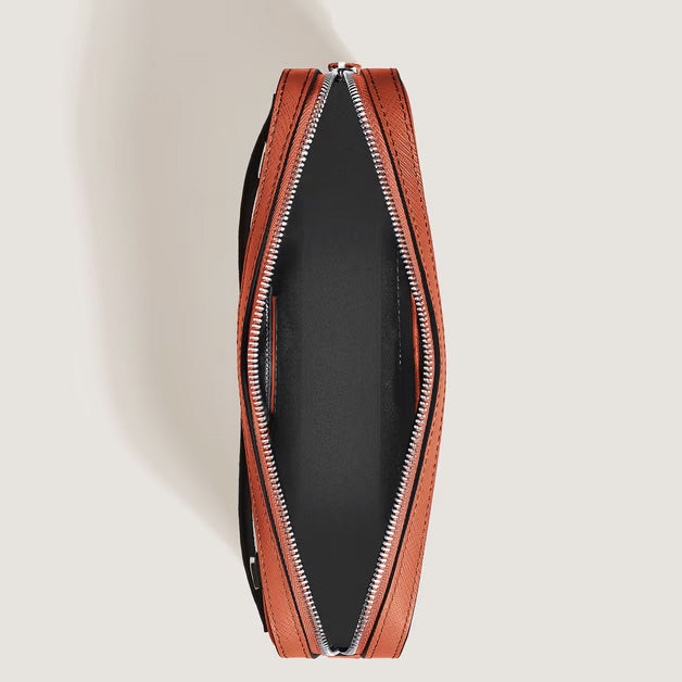 Montblanc kleine mandarijn Sartorial leren schoudertas 221576