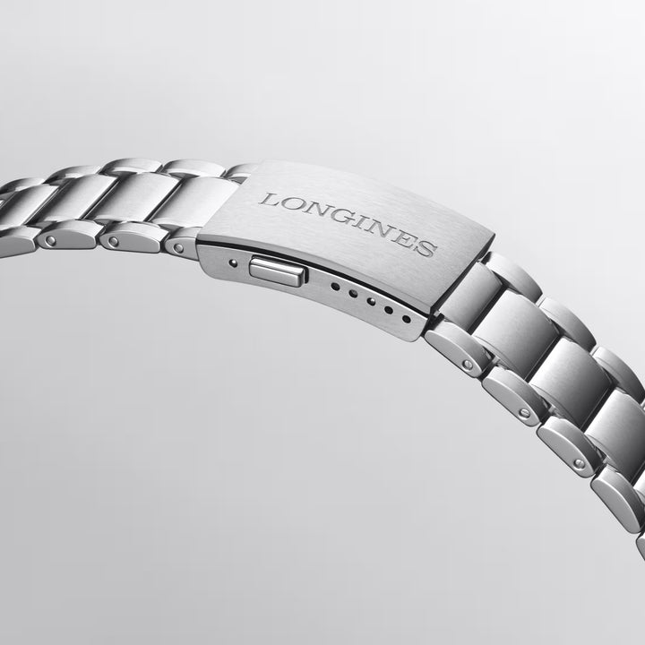 Montre Longines Spirit Zulu Time 39mm anthracite automatique acier L3.802.4.60.6