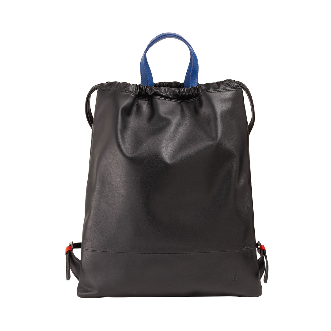 Sac Dudu à Sacca en cuir pour sac de sac de sac de sport de mode avec couaise et bretelles en cuir mince