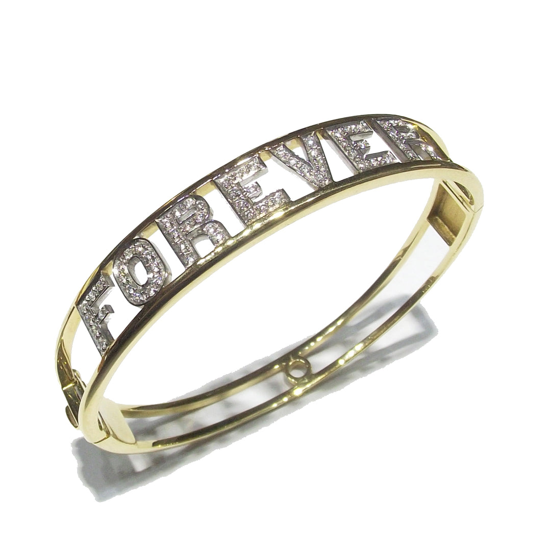 Sidalo Stijve armband voor altijd geel en wit 18kt diamant 0051BR