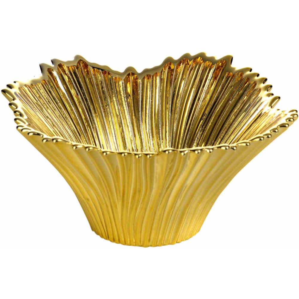 Argenesi Venice Gold Edition Glass Cup 20 cm H.11cm Gold 1.850036