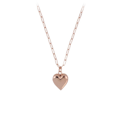 Collier coeurs Milan Air Pop Dolly Park Collection Argent 925 finition PVD or rose 24972123