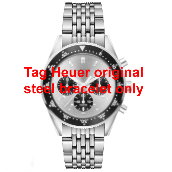 Tag Heuer Cinturino Clock Autavia CBE2111 CBE2110 21 mm staal BA0687
