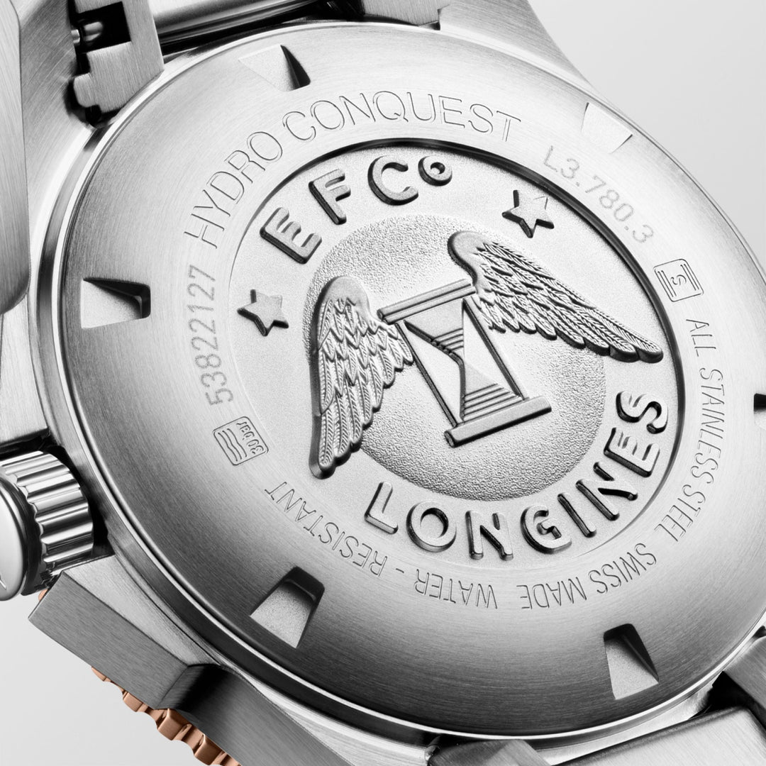 Longines HydroConquest Watch 39mm automatisch grijs staal L3.780.3.78.6