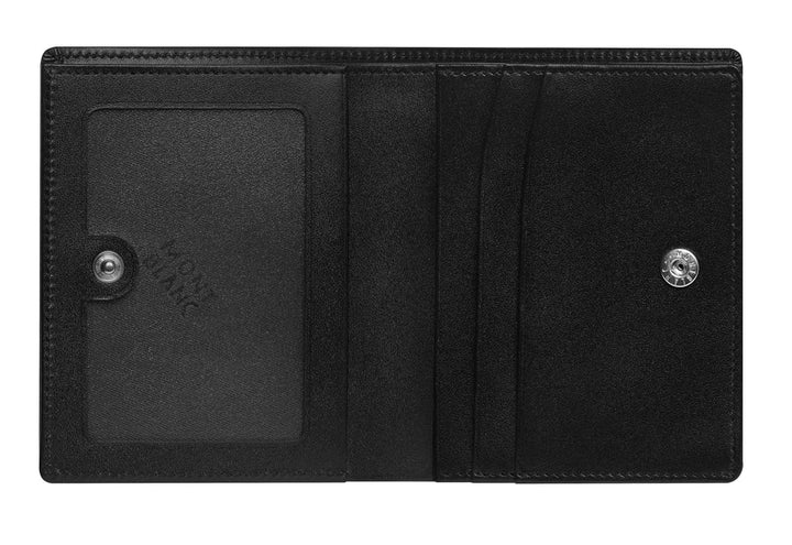 Montblanc Visitekaarthouder met compartiment bankbiljetten en zichtbare pocket meisterstück Black 130085