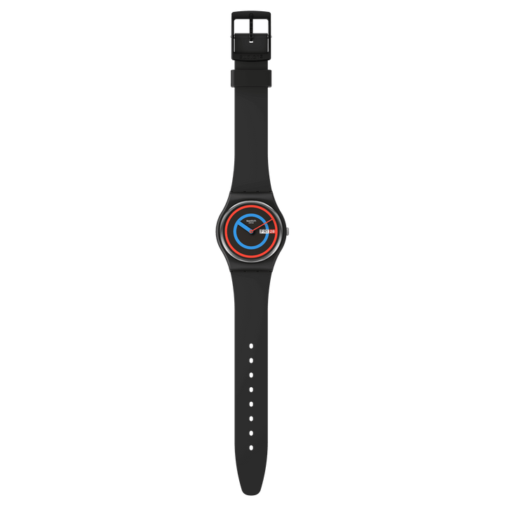 Swatch watch CIRCLING BLACK Original Gent Biosourced 34mm SO28B706