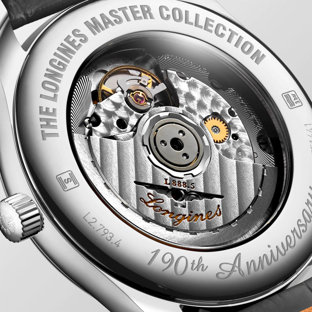 Longines Watch Master Collection 190e verjaardag 40 mm automatisch zilveren staal L2.793.4.73.2
