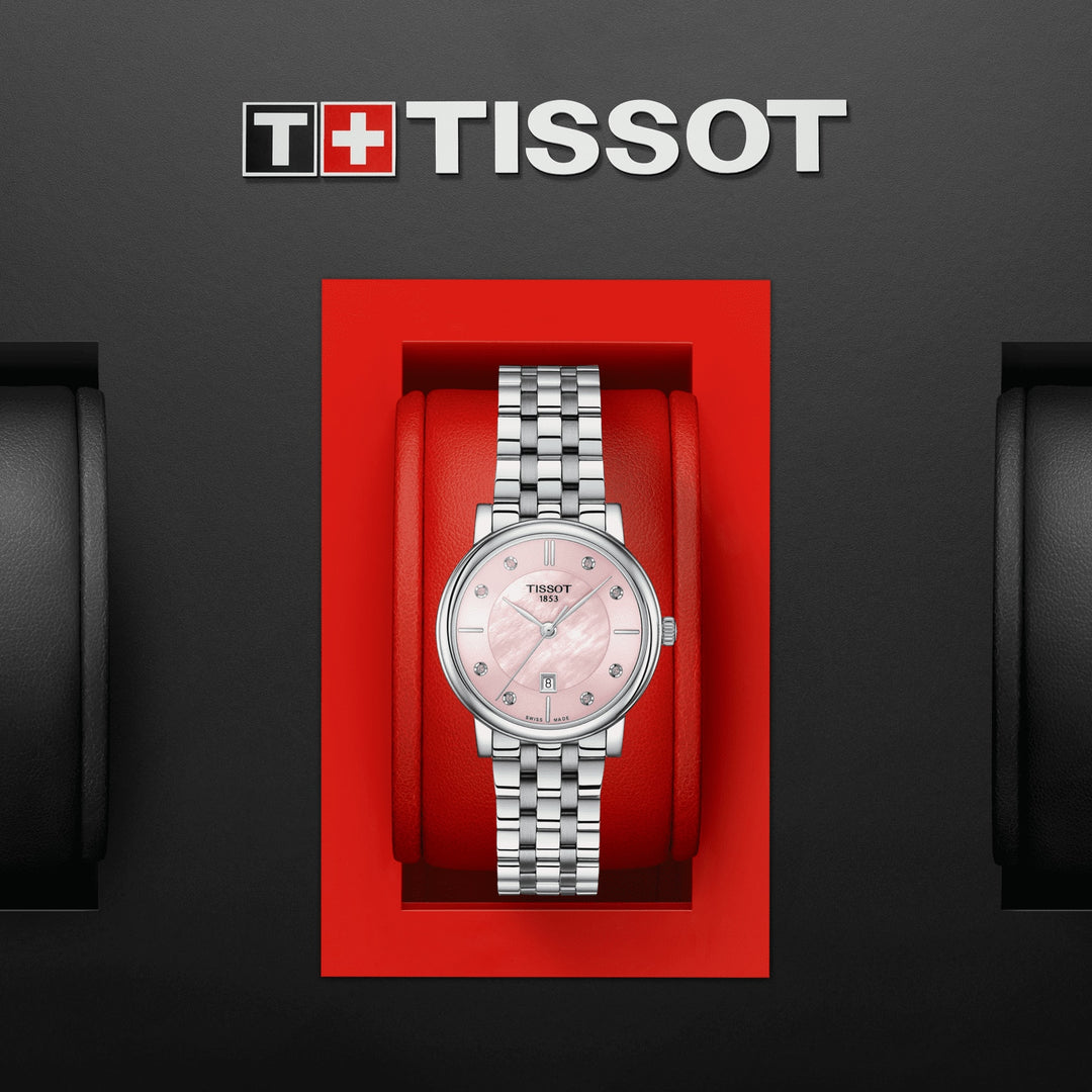 Tissot Carson Premium Lady 30mm Madreper Pink Quarz Steel T122.210.11.159.00