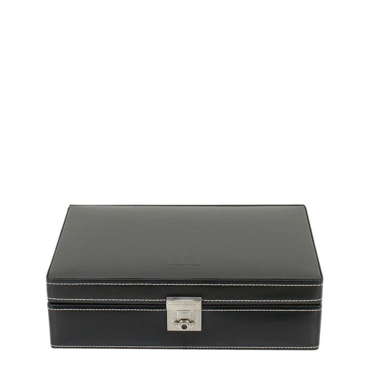 Friedrich23 organized watch box with 10 places Black 26120-2 - Capodagli 1937