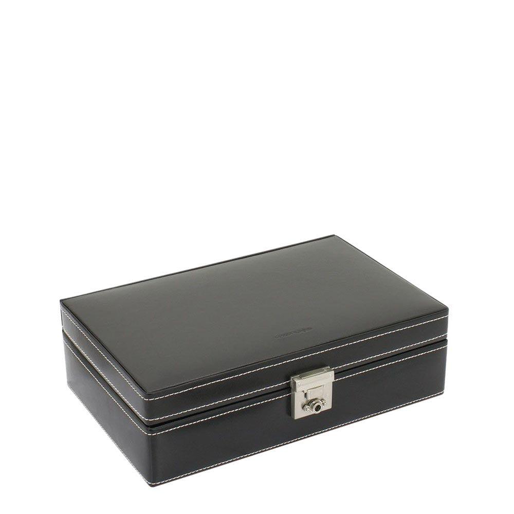 Friedrich23 organized watch box with 10 places Black 26120-2 - Capodagli 1937