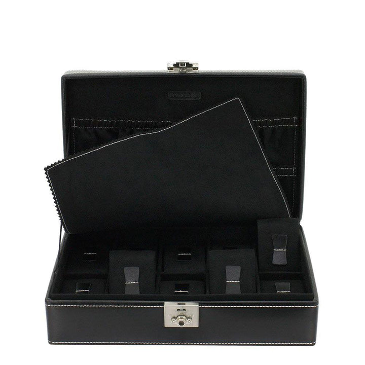 Friedrich23 organized watch box with 10 places Black 26120-2 - Capodagli 1937
