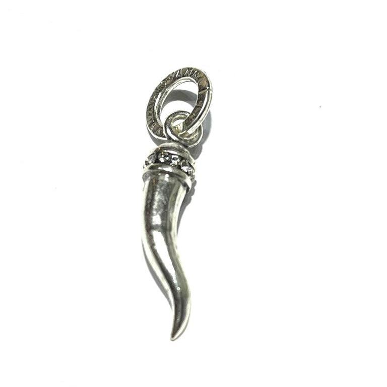 Giovanni Raspini bedelhanger Hoorn 925 zilver 8766 - Capodagli 1937