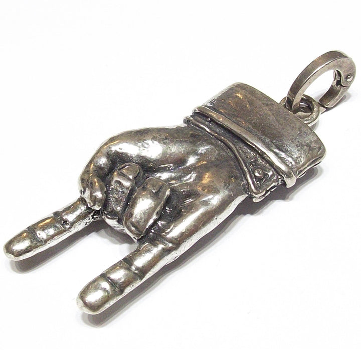 Giovanni Raspini bedel Mano Corna Grande zilver 925 6890 - Capodagli sieraden