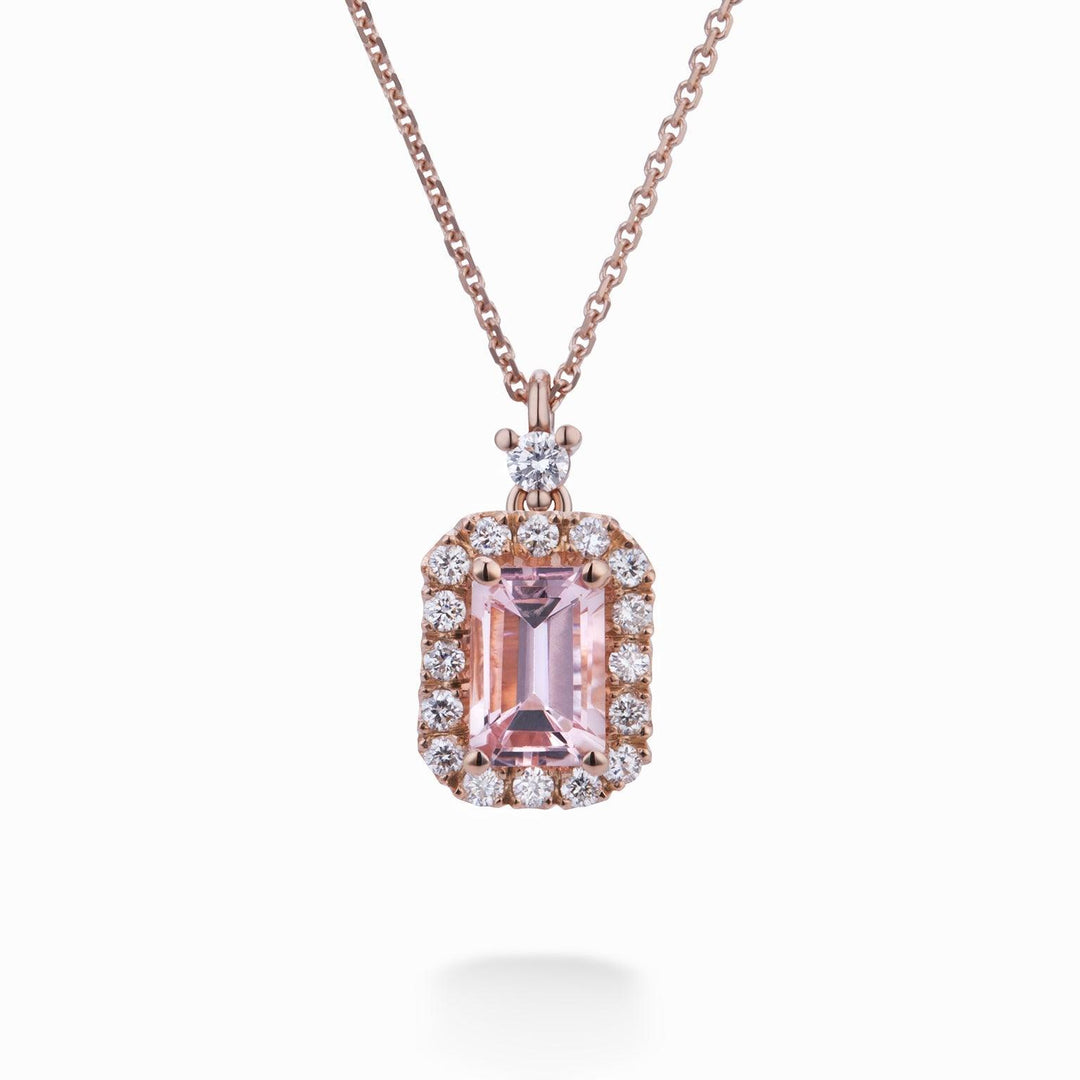 Golay Pendente Diamanti e Morganite - Capodagli 1937