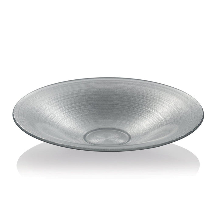 IVV Bombay centerpiece plate 41cm h.7,5cm platinum decoration 3384.66 - Capodagli 1937