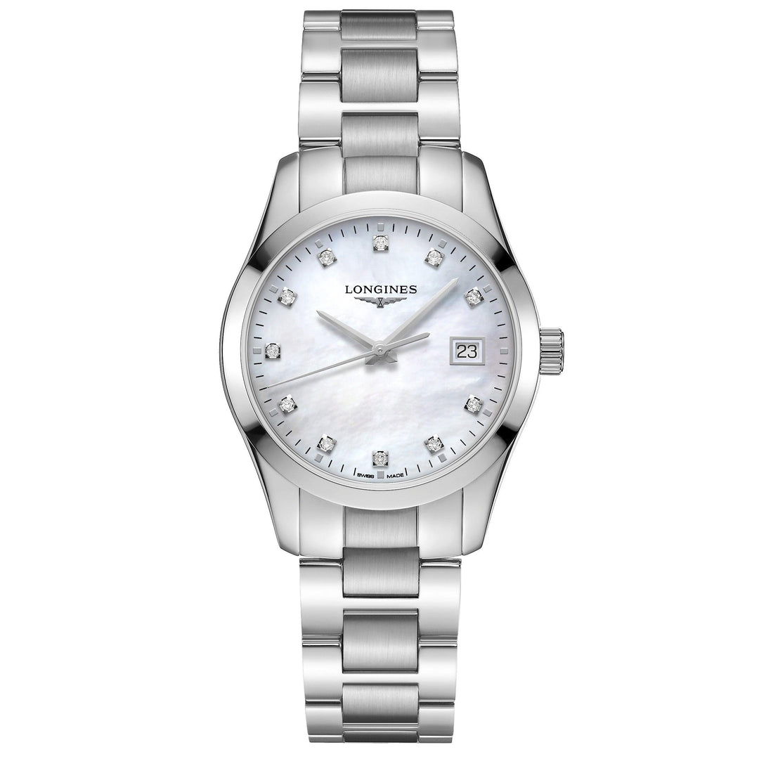 Longines orologio Conquest Classic 34mm madreperla bianca acciaio donna L2.386.4.87.6 - Gioielleria Capodagli