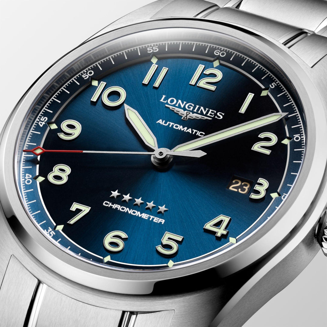 Longines orologio Spirit Prestige Edition 42mm argento automatico acciaio L3.811.4.93.9 - Capodagli 1937