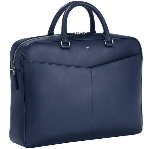 Montblanc middelgrote documententas Sartorial Blue 130093 - Capodagli 1937