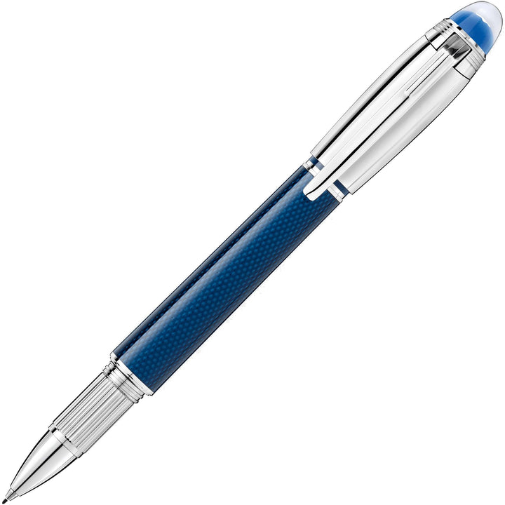 Montblanc fineliner StarWalker Blue Planet Metal Doué acciaio resina blu 125285 - Gioielleria Capodagli